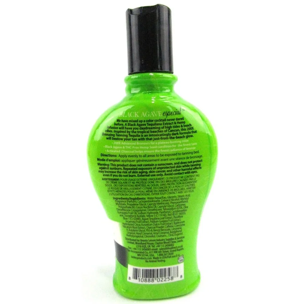 Black Agave Especial‎ Brown Sugar Tanning Bed Lotion 7.5 oz 200X Dark Bronzing
